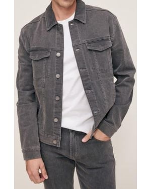 DL1961 Vaughn Denim Trucker Jacket - Gray