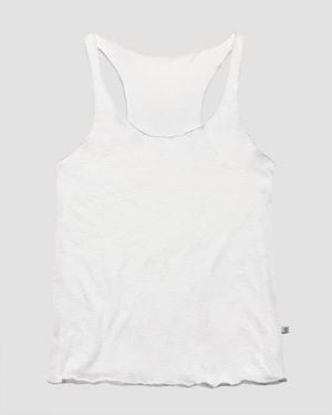 Oddobody Organic Cotton Roller Tank - White