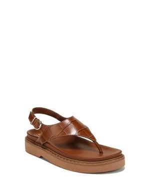 27 EDIT Naturalizer Laurel Slingback Platform Sandal - Brown