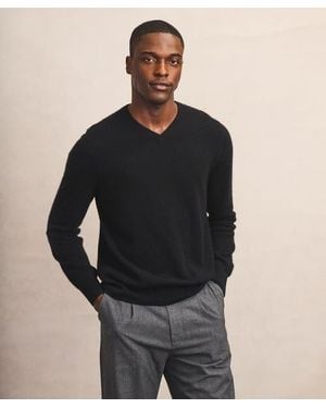 NAADAM The Original Cashmere V-Neck Sweater - Black
