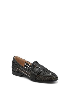 Charles David Follies Raffia Loafer - Black