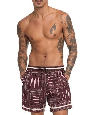Agua Bendita Joe Swim Trunks - Red