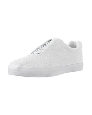 Comfortview The Bungee Slip On Sneaker - White