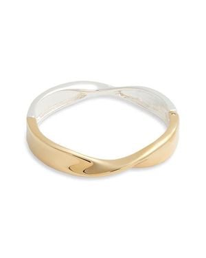Nordstrom Demi Fine Twisted Bangle Bracelet - White