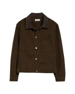 FRAME Canvas Utility Jacket - Brown