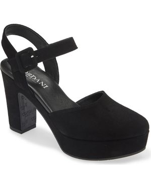 Cordani Torin Ankle Strap Platform Pump - Black