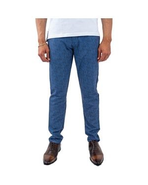 Maceoo Mélange Skinny Pants - Blue