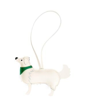 Clare V. Paco Bag Charm - White