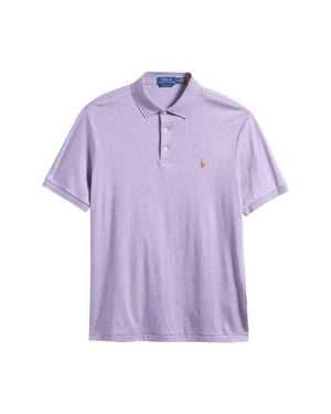 Polo Ralph Lauren Solid Cotton Jersey Polo - Purple