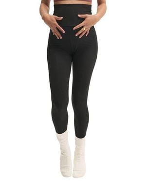 HATCH The Ultra Soft Before, During, & After Maternity Leggings - Natural