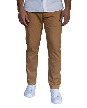 Peter Manning Stretch Chinos Slim Fit - Brown