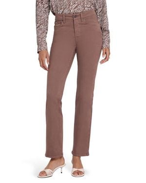 NYDJ Marilyn Straight Leg Jeans - Gray