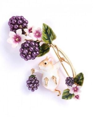 Bill Skinner Studio Brooch - Pink