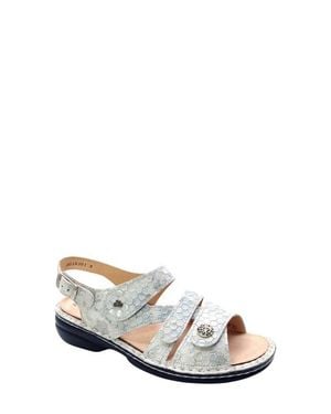 Finn Comfort Gomera Ankle Strap Slide Sandal - White