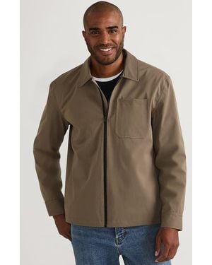 Lands' End Squall Mac Rain Jacket - Brown