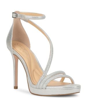 Jessica Simpson Noralina Ankle Strap Sandal - Metallic