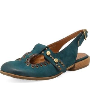 A.s.98 Zepplin Slingback Flat - Blue