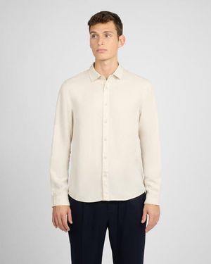 Onia Lyocell Long Sleeve Shirt - White