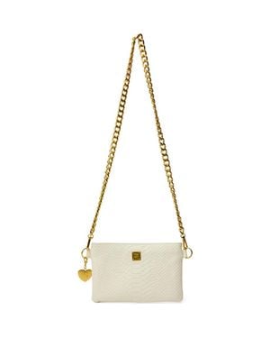 Think Royln Almost Famous Quilted Crossbody Bag - Natural