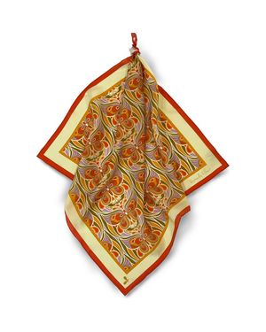 Henelle Silk Bandana - Metallic