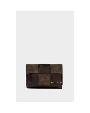 Katie Loxton Taya Woven Purse - Brown