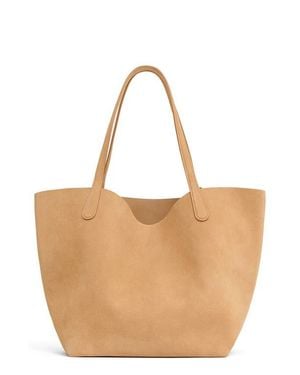 Mansur Gavriel Everyday Soft Leather Tote - Brown