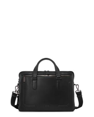 Tumi Sycamore Slim Leather Briefcase - Black
