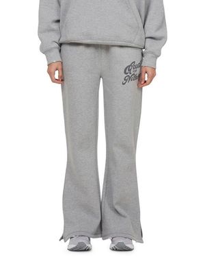 Good For Nothing Funk Relaxed Flared Jogger - Gray