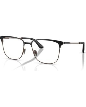 Giorgio Armani 53Mm Rectangle Optical Glasses - Metallic