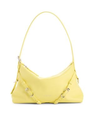 Givenchy Nano Voyou Leather Shoulder Bag - Yellow