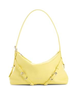 Givenchy Nano Voyou Leather Shoulder Bag - Yellow