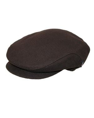 Wigéns Christor (Carl) Wool Ivy Cap With Earflaps - Black