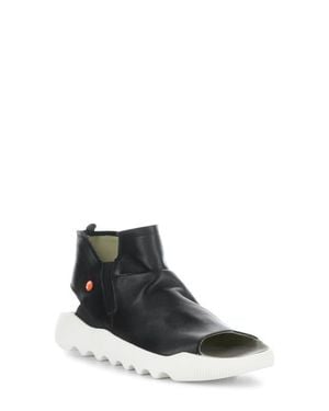 Softinos Wish Platform Wedge Sandal - Black