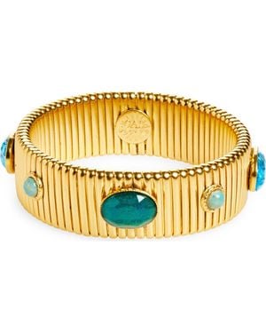Gas Bijoux Strada Cabochon Stretch Bracelet - Metallic
