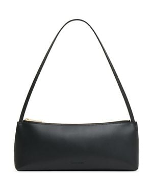 Mansur Gavriel Gaia Leather Baguette Bag - Black