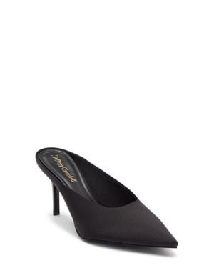 Jeffrey Campbell Ecoute Pointed Toe Mule - Black