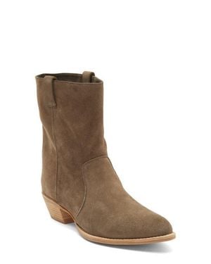 Jeffrey Campbell Busca Suede Pointy Toe Boot - Brown
