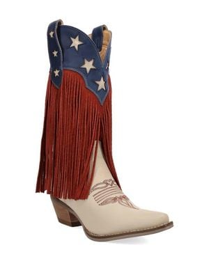 Dingo Wild N Free Fringe Western Boot - Red