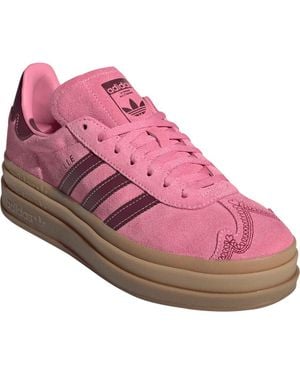 adidas gazelle silver green womens Women's Originals Gazelle Bold "Clear Pink"