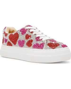 Betsey Johnson Sidny Platform Sneaker - Pink