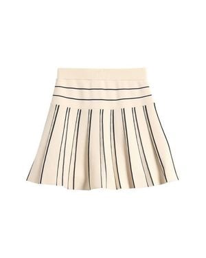 Reiss Kids' Alice Pleated Miniskirt - Natural