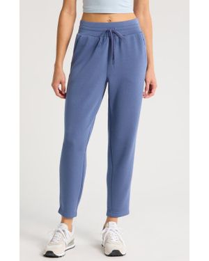 Zella Soft Scuba Knit Liftoff Drawstring Ankle Pants - Blue