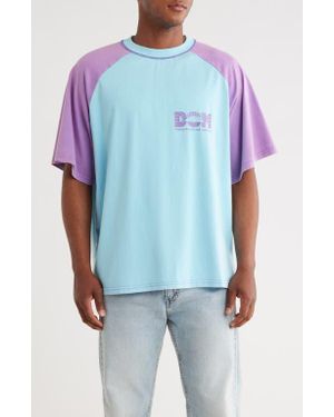 DIET STARTS MONDAY Family Business Cotton Graphic T-Shirt - Blue