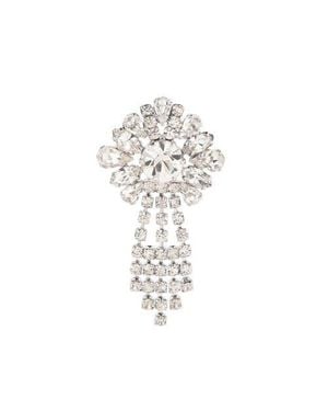 Susan Caplan 1970S Vintage Brooch - White