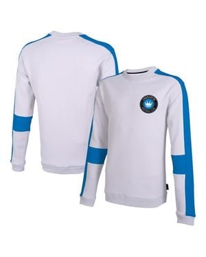 Stadium Essentials Charlotte Fc Half Time Pullover Sweatshirt - Blue
