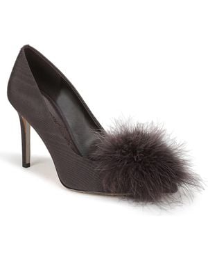 Sam Edelman Hazel Feather Embellished Pump - Gray