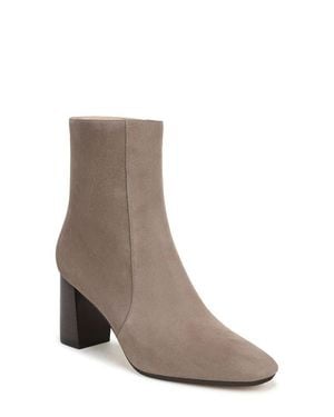 Veronica Beard Cassina Block Heel Bootie - Brown