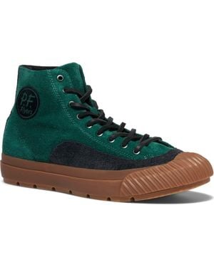 PF Flyers Grounder Field-Spec High Top Suede Sneaker - Green