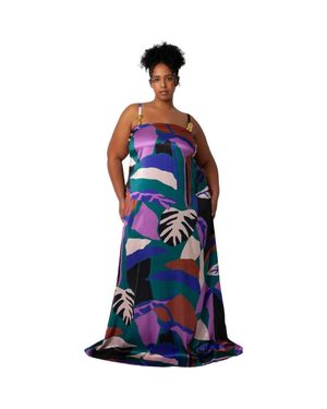 villa fresca Halle Dress Cover Up - Blue