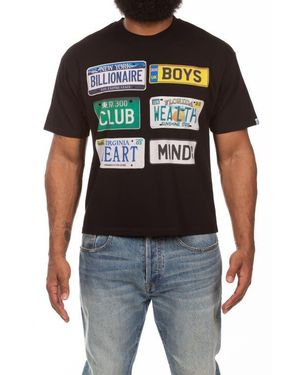 BBCICECREAM Plates Graphic T-Shirt - Black